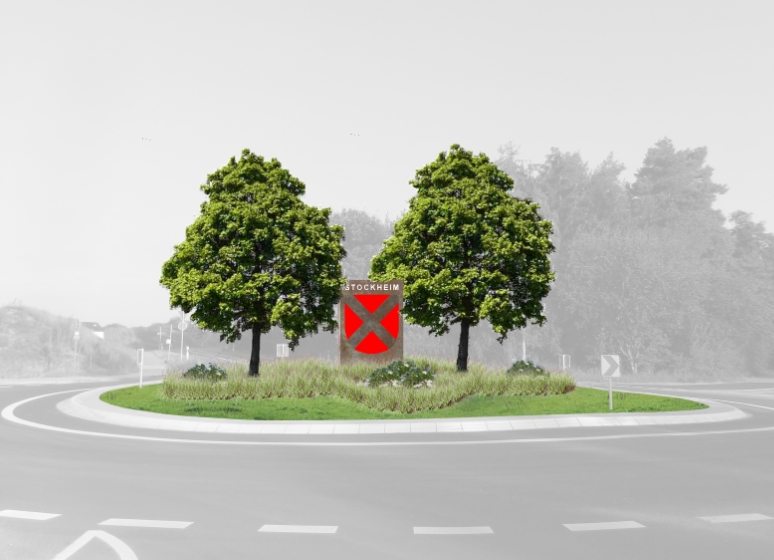 „STIG“ gestaltet Kreisverkehr an der Lichtung Marieneiche